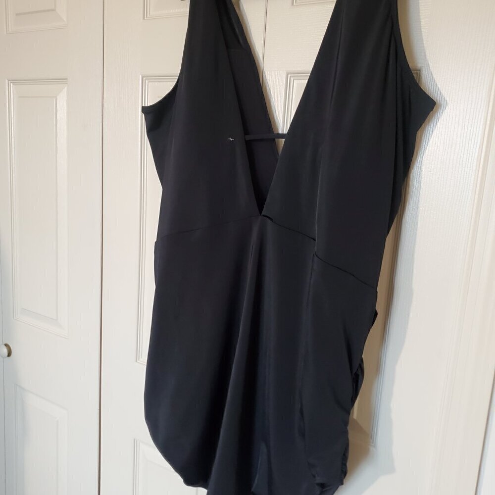 NWOT Cacique Black One Piece Swimsuit Size 36 - Picture 5 of 9